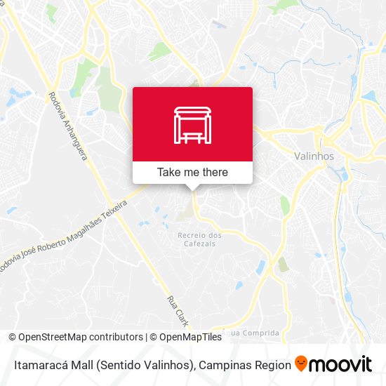 Itamaracá Mall (Sentido Valinhos) map