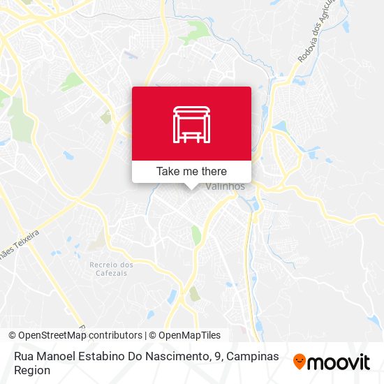 Rua Manoel Estabino Do Nascimento, 9 map