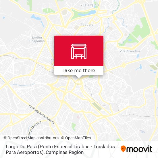 Largo Do Pará (Ponto Especial Lirabus - Traslados Para Aeroportos) map