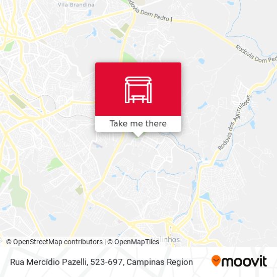 Rua Mercídio Pazelli, 523-697 map