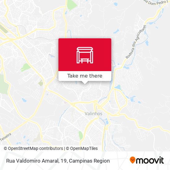 Rua Valdomiro Amaral, 19 map