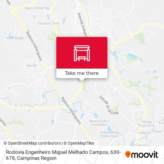Rodovia Engenheiro Miguel Melhado Campos, 630-678 map