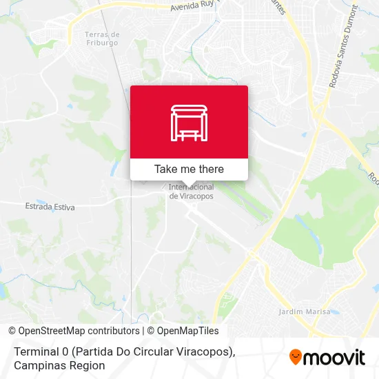 Terminal 0 (Partida Do Circular Viracopos) map