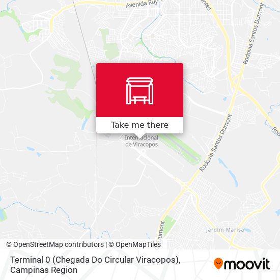 Terminal 0 (Chegada Do Circular Viracopos) map