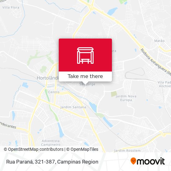 Rua Paraná, 321-387 map