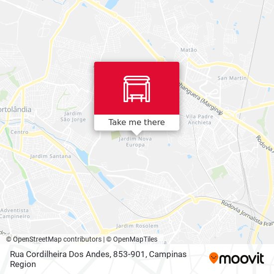 Rua Cordilheira Dos Andes, 853-901 map