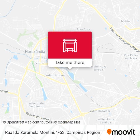 Rua Ida Zaramela Montini, 1-63 map