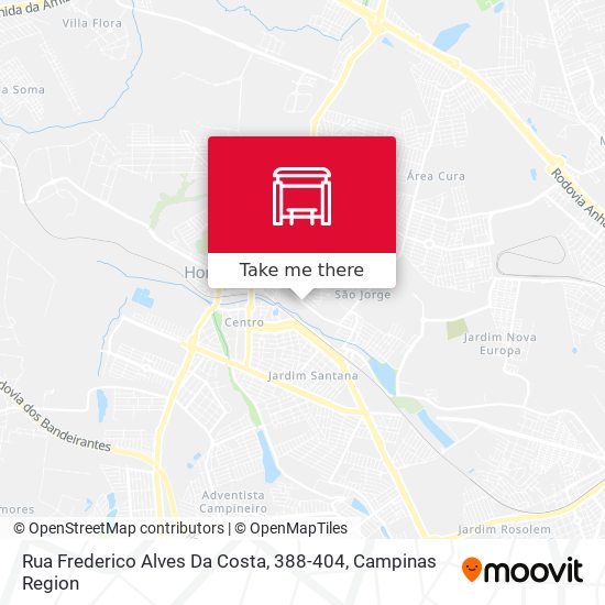 Rua Frederico Alves Da Costa, 388-404 map