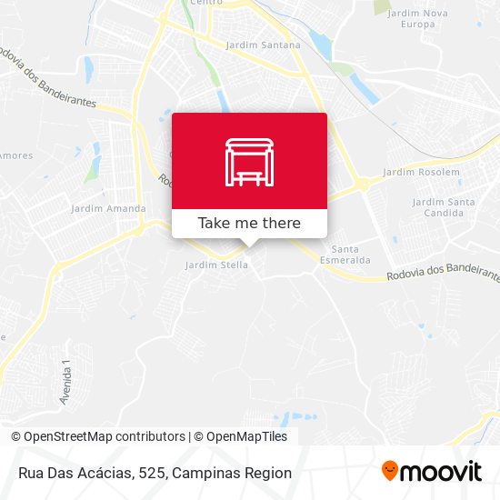Rua Das Acácias, 525 map