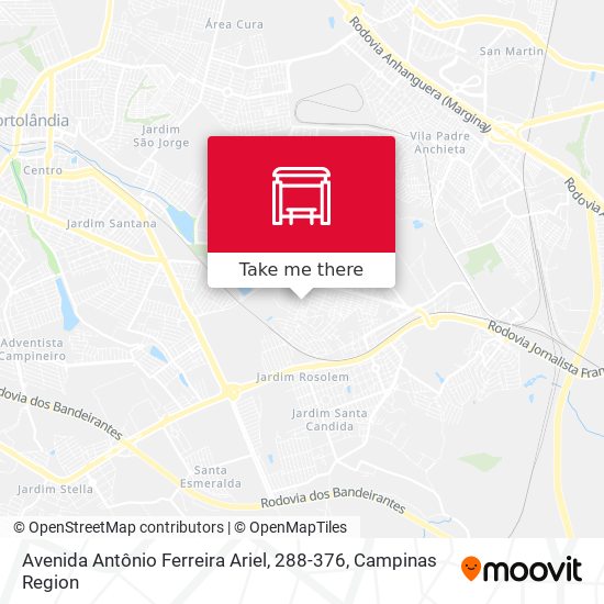 Avenida Antônio Ferreira Ariel, 288-376 map