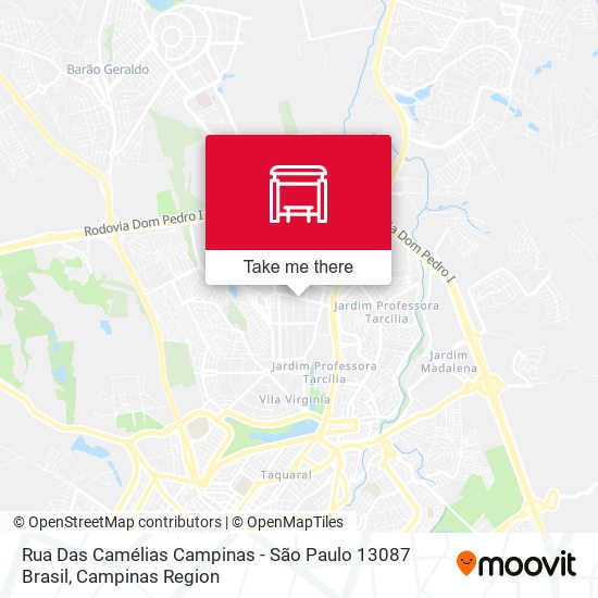 Rua Das Camélias Campinas - São Paulo 13087 Brasil map