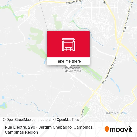 Rua Electra, 290 - Jardim Chapadao, Campinas map