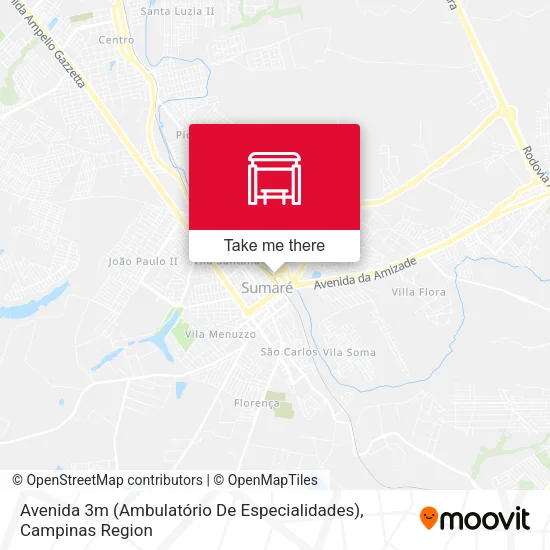 Avenida 3m (Ambulatório De Especialidades) map