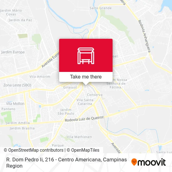 R. Dom Pedro Ii, 216 - Centro Americana map