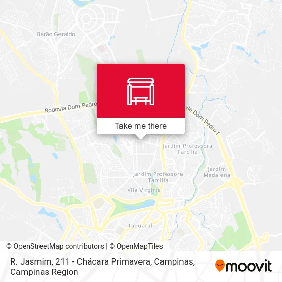 R. Jasmim, 211 - Chácara Primavera, Campinas map