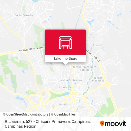 R. Jasmim, 627 - Chácara Primavera, Campinas map