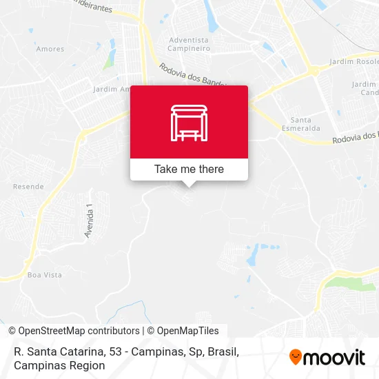 R. Santa Catarina, 53 - Campinas, Sp, Brasil map