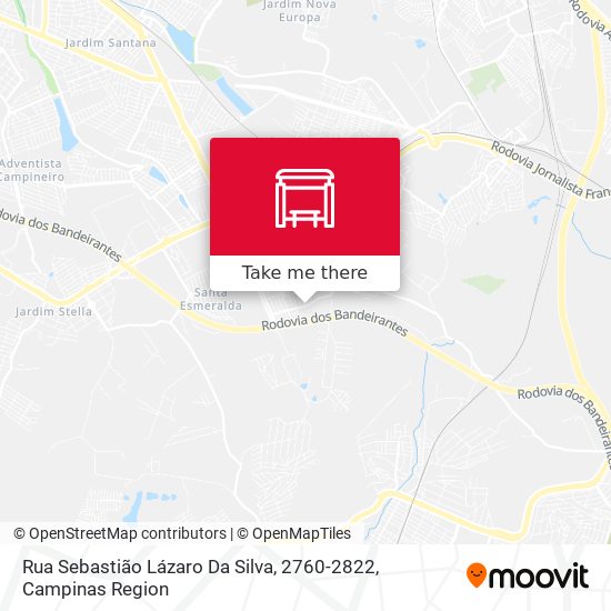 Rua Sebastião Lázaro Da Silva, 2760-2822 map