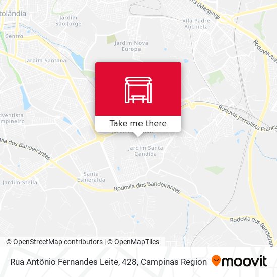 Rua Antônio Fernandes Leite, 428 map