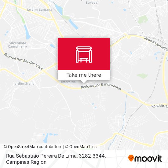 Rua Sebastião Pereira De Lima, 3282-3344 map