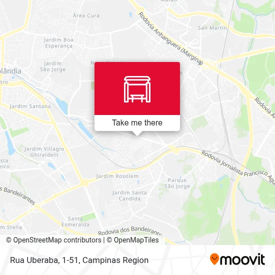 Rua Uberaba, 1-51 map