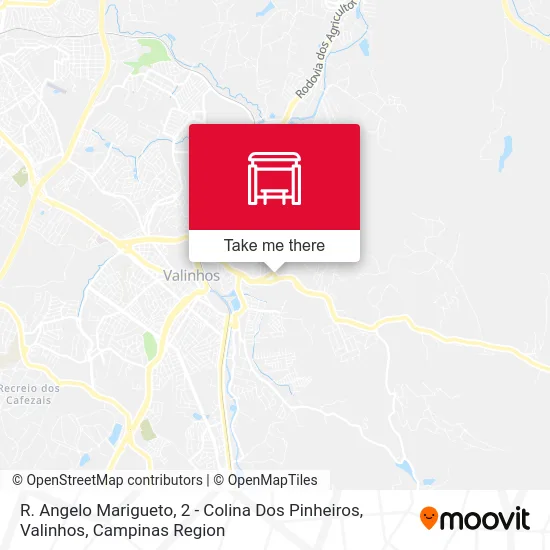 R. Angelo Marigueto, 2 - Colina Dos Pinheiros, Valinhos map