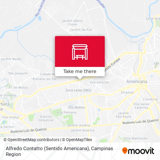 Mapa Alfredo Contatto (Sentido Americana)