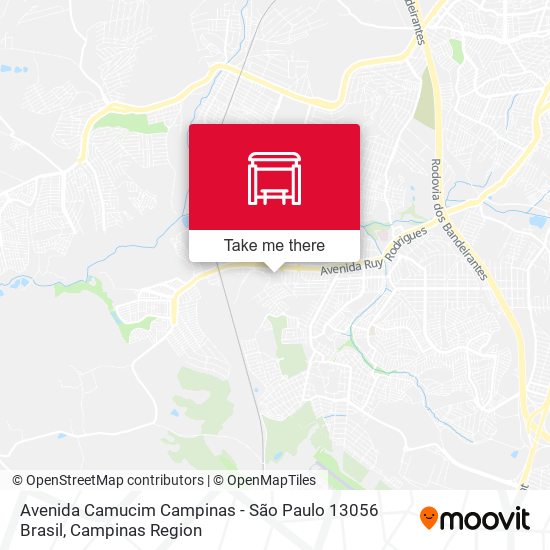 Avenida Camucim Campinas - São Paulo 13056 Brasil map
