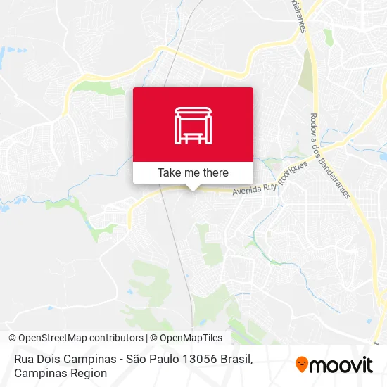 Rua Dois Campinas - São Paulo 13056 Brasil map