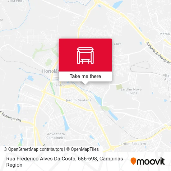 Rua Frederico Alves Da Costa, 686-698 map