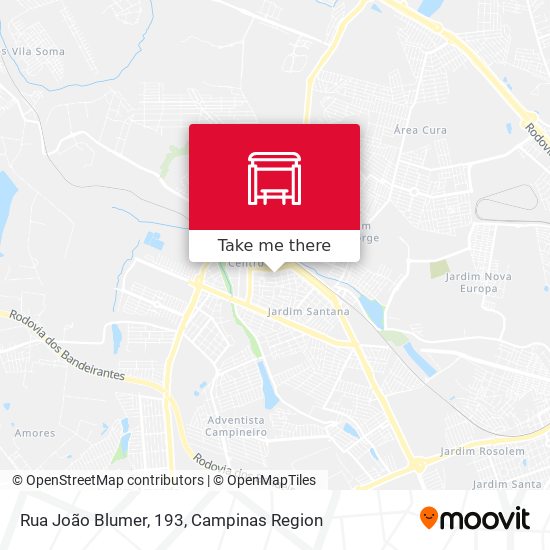 Rua João Blumer, 193 map