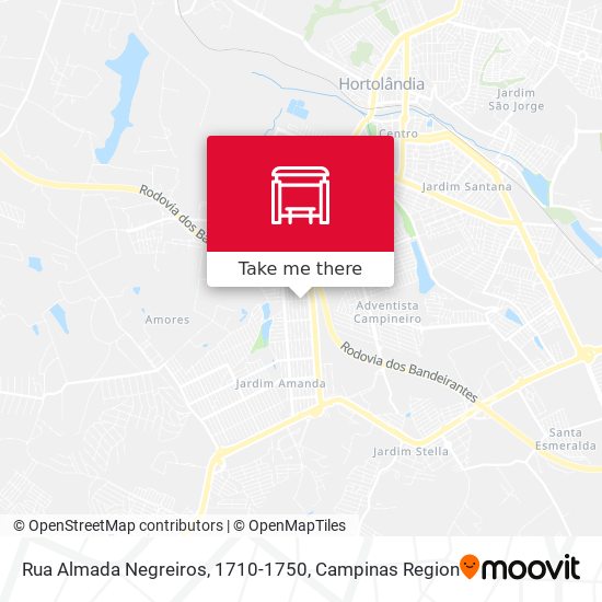 Rua Almada Negreiros, 1710-1750 map