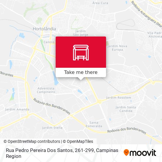 Rua Pedro Pereira Dos Santos, 261-299 map