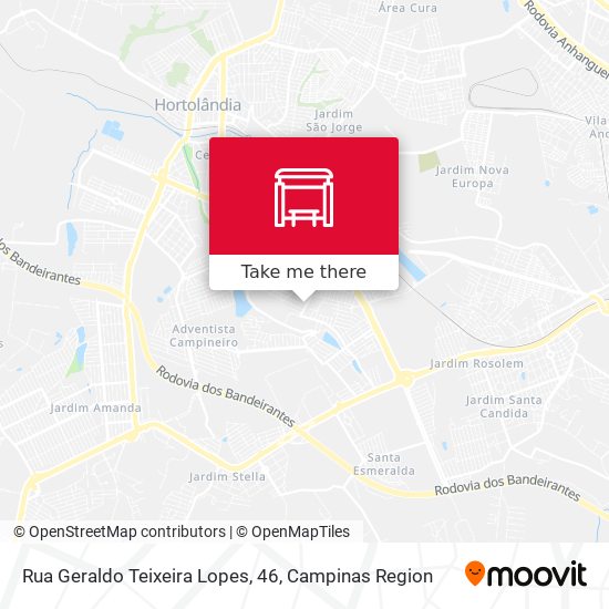 Rua Geraldo Teixeira Lopes, 46 map