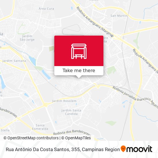 Rua Antônio Da Costa Santos, 355 map