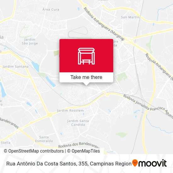 Rua Antônio Da Costa Santos, 355 map