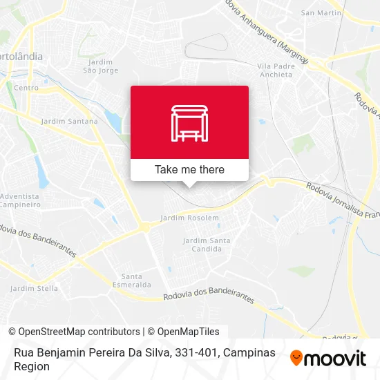 Rua Benjamin Pereira Da Silva, 331-401 map
