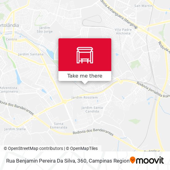Rua Benjamin Pereira Da Silva, 360 map