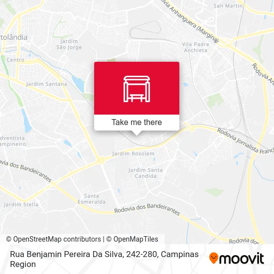 Rua Benjamin Pereira Da Silva, 242-280 map