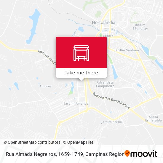 Rua Almada Negreiros, 1659-1749 map