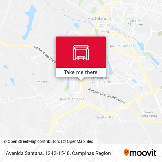 Avenida Santana, 1242-1548 map