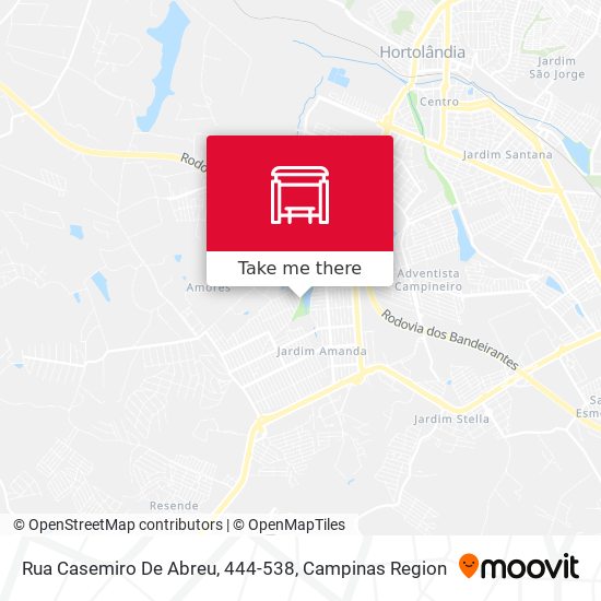 Rua Casemiro De Abreu, 444-538 map