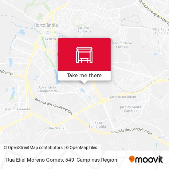 Rua Eliel Moreno Gomes, 549 map