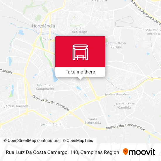 Rua Luíz Da Costa Camargo, 140 map