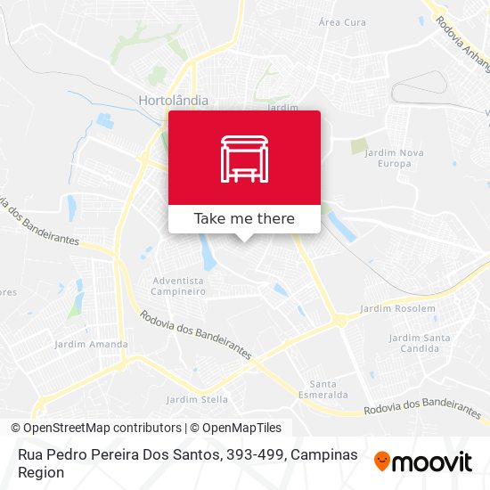 Rua Pedro Pereira Dos Santos, 393-499 map