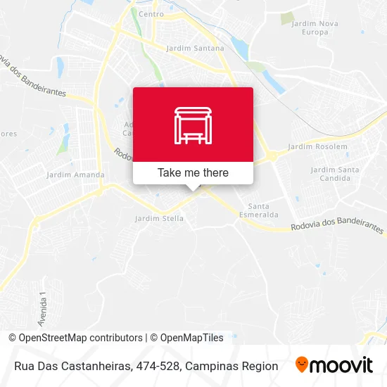 Rua Das Castanheiras, 474-528 map