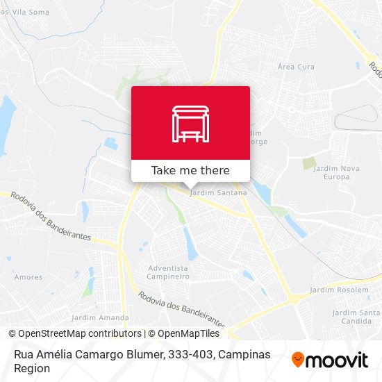 Rua Amélia Camargo Blumer, 333-403 map