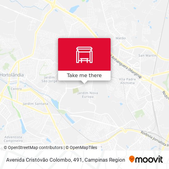 Avenida Cristóvão Colombo, 491 map