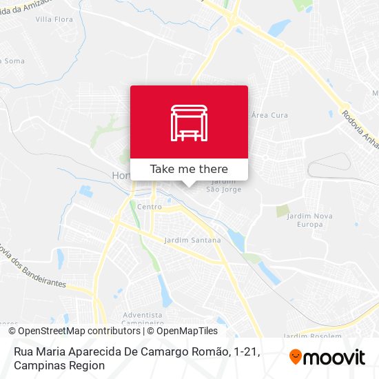 Rua Maria Aparecida De Camargo Romão, 1-21 map