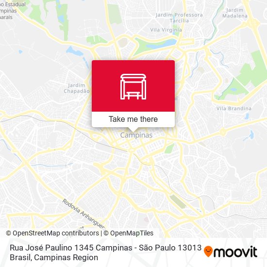 Rua José Paulino 1345 Campinas - São Paulo 13013 Brasil map